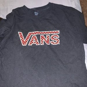 Vans checkered tee shirt